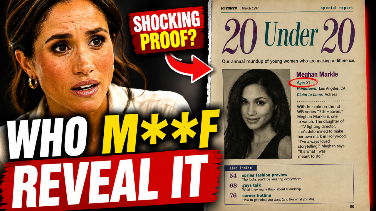 Meghan Markle Loses It As Her Real Age Resurfaces? The Magazine Discovery Sparking Fresh Debate