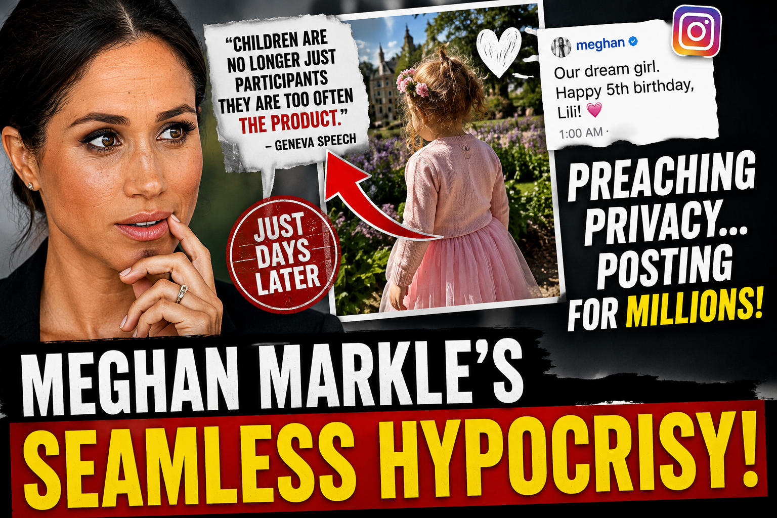Meghan Markle Faces Fresh Criticism After Birthday Photos Spark Online Debate